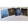 Image 1 : Qty 4 New Quiksilver T-Shirts: Misc Designs, All Size Large