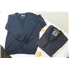 Image 1 : Qty 2 New Quiksilver Men's Long Sleeve Knit Sweaters, Size Large