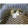 Image 2 : New Quiksilver Women's Knit Sweater, Gray/Black/Yellow, Size Small