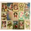 Image 2 : Santa Claus Christmas Holiday Greeting Postcards 36 Cards
