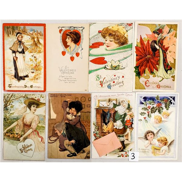 Misc. Holiday Greeting Postcards Approx. 70