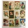 Image 2 : Brundage Children Holiday Greeting Postcards 29 Cards
