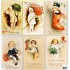 Image 2 : Clapsaddle Holiday Children Greeting Postcards 21