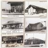 Image 1 : Real Photo Texas Train Depot Railroad Postcards 24