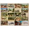 Image 1 : Transportation - Carriages - Wagons - Stage Coach Postcards Approx. 350