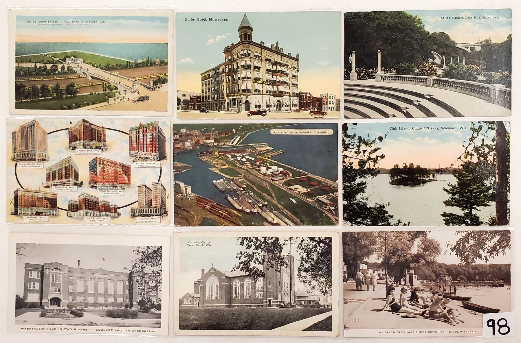 Wisconsin 250+ Postcards