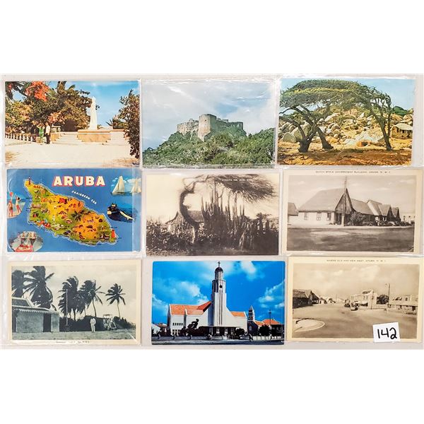 Foreign - Aruba - Haiti - St. Thomas Caribbean Postcards 35+