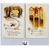 Image 1 : Novelty - Clapsaddle Christmas Mechanical Postcards 2 Cards