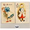 Image 2 : Novelty - Clapsaddle Valentine's Day Holiday Greeting Mechanical 4 Postcards