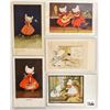 Image 1 : Sunbonnet Greeting Postcards 25 Cards