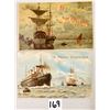 Image 2 : Novelty Hold to Light Christmas Holiday Postcards 4 Cards