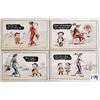 Image 1 : Comic Children & Women Set of 10 with 1 Beer Advertising & Baseball Postcards