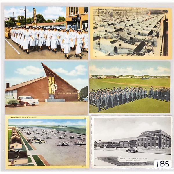 Military Plane Postcards 19 Cards