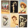Image 1 : Ladies with Hats Greeting Postcards 20