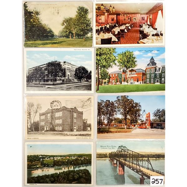 Missouri 215+ Postcards Partially Sorted