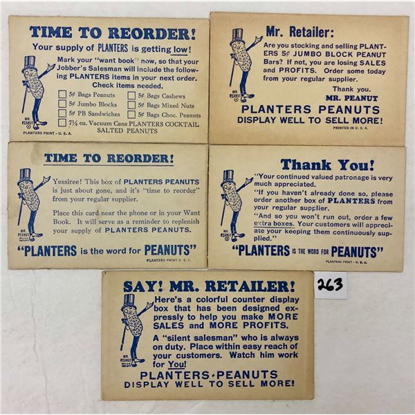 Planters Peanut - Mr. Peanut Cards 5