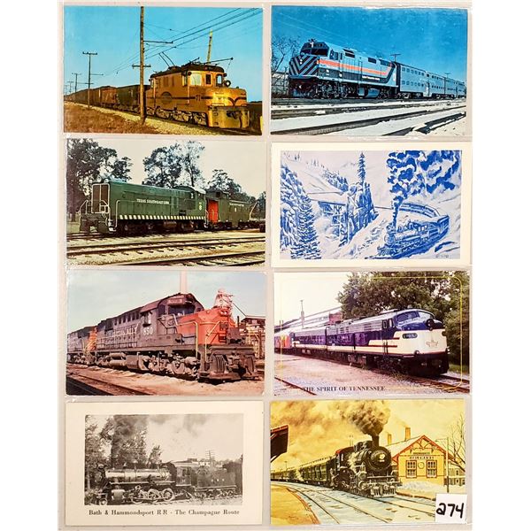 Transportation - Trains & Railroad Postcards 500+