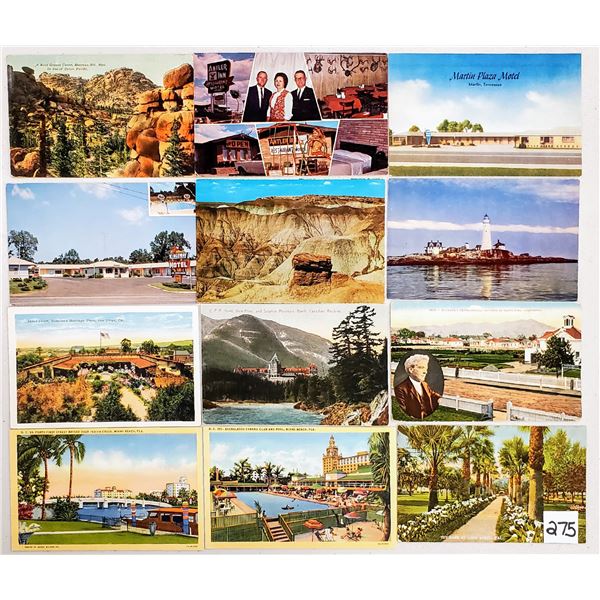 Misc. Postcard Box Lot 350+