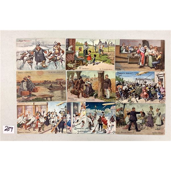 Signed Artist Thiele Greeting Postcards 9