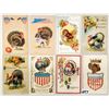 Image 1 : Patriotic Thanksgiving Holiday Greeting Postcards 19