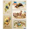 Image 2 : Patriotic Thanksgiving Holiday Greeting Postcards 19