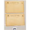 Image 3 : Set of 10 Tuck Coupling Pins Valentine Holiday Greeting Postcards