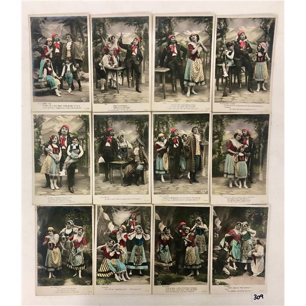 Tinted Real Photo Opera Set Postcards 30 Cards