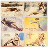 Image 1 : Linen Pin Up Bathing Beauty Postcards 28