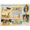 Image 2 : Linen Pin Up Bathing Beauty Postcards 28