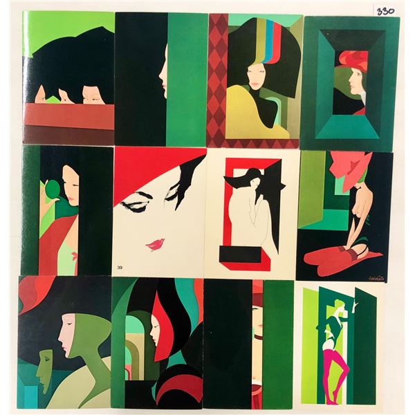 Dalla Costa Ladies Art Postcards Approx. 30