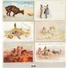 Image 1 : C.M. Russell Signed Artist Western Comic Postcards 16