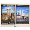 Image 1 : 8 New York City World Trade Center "A Day of Infamy Series" Postcards