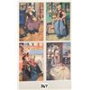 Image 1 : Set of 6 Tuck Pictorial Holland & Wrapper Postcards