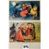 Image 3 : 11 Tuck Halloween Holiday Greeting Postcards