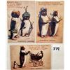 Image 1 : 6 Tuck Guinnipens Penguins Greeting Postcards