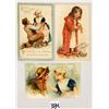Image 3 : 5 Brundage Children Holiday Greeting Postcards