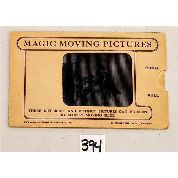 Novelty - Magic Moving Pictures Playing Piano Postcard