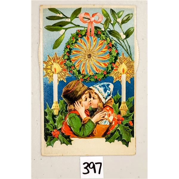 Novelty - Mechanical Brundage Children Greeting Postcard