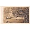 Image 1 : Real Photo Boy In Toy Car Postcard