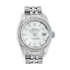Image 1 : Rolex Ladies New Style Sapphire Quickset White Index Fluted Bezel Datejust 26MM