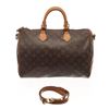 Image 1 : Louis Vuitton Brown Monogram Speedy 35 Bandouliere