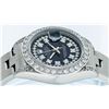 Image 4 : Rolex Ladies Quickset Sapphire Stainless Steel Black Diamond Lugs Datejust Wrist