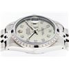 Image 9 : Rolex Mens Stainless Steel Gray Diamond And Sapphire 36MM Datejust Wristwatch