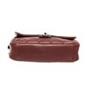 Image 4 : Chanel Burgundy Lambskin Chain Flap Shoulder Bag