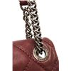 Image 6 : Chanel Burgundy Lambskin Chain Flap Shoulder Bag