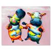 Image 1 : Boxing Cows by Wang, ZhiWu