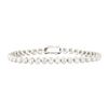 Image 1 : 3.20 ctw Round Brilliant Cut Diamond Tennis Bracelet - 14KT White Gold