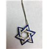Image 6 : Diamond & Sapphire Star of David necklace