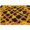 Image 1 : Chanel Gold Navy Silk Chain Scarf