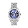 Image 2 : Rolex Mens Stainless Steel Blue Dial Sky Dweller Jubilee Band With Box And Card
